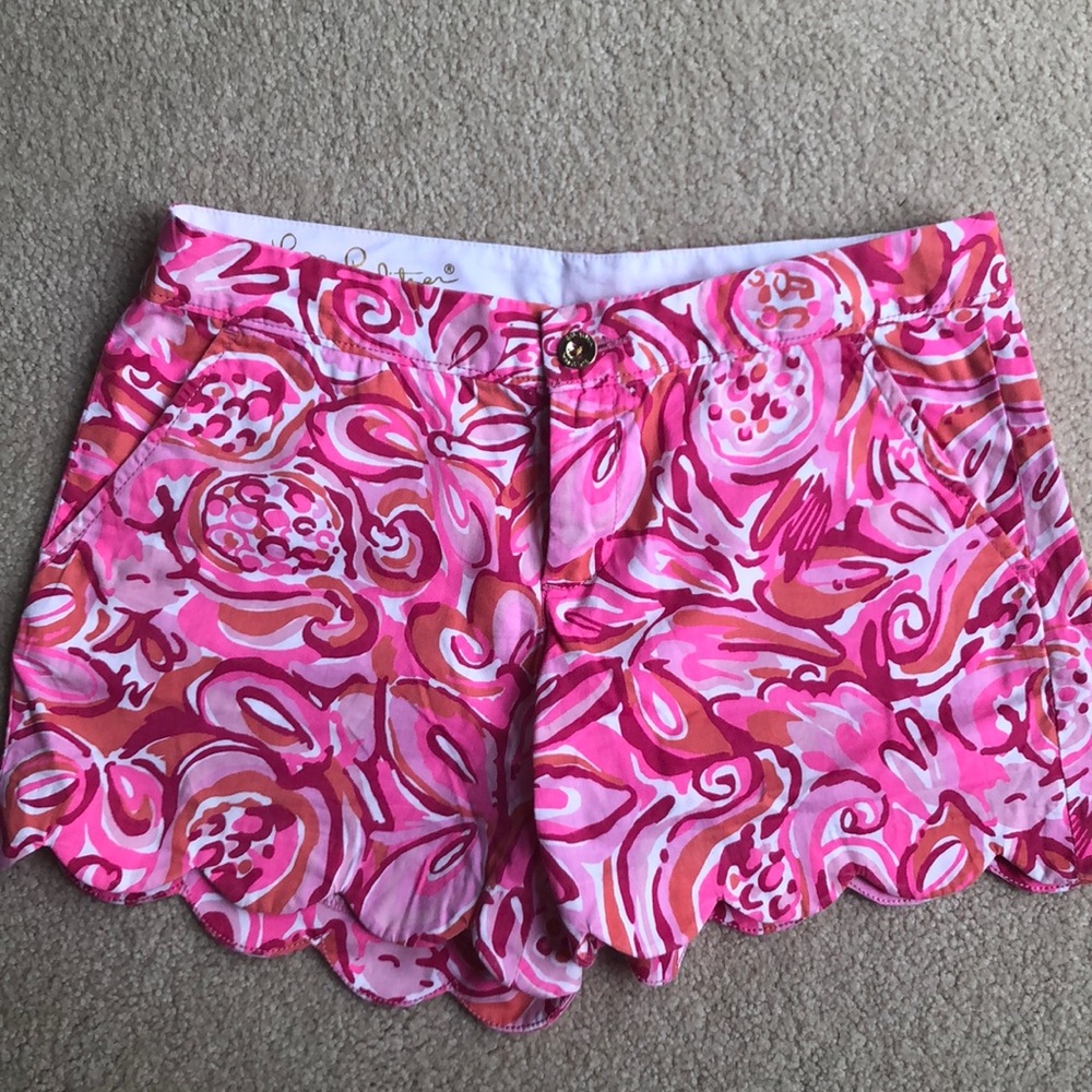 Lilly Pulitzer Pink Buttercup Short sz 2